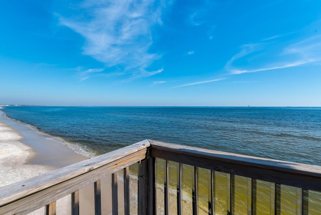 Sun Spot - True Gulf Front Private Home With Lovely Gulf Side Deck, Home Dauphin Island Eksteriør billede