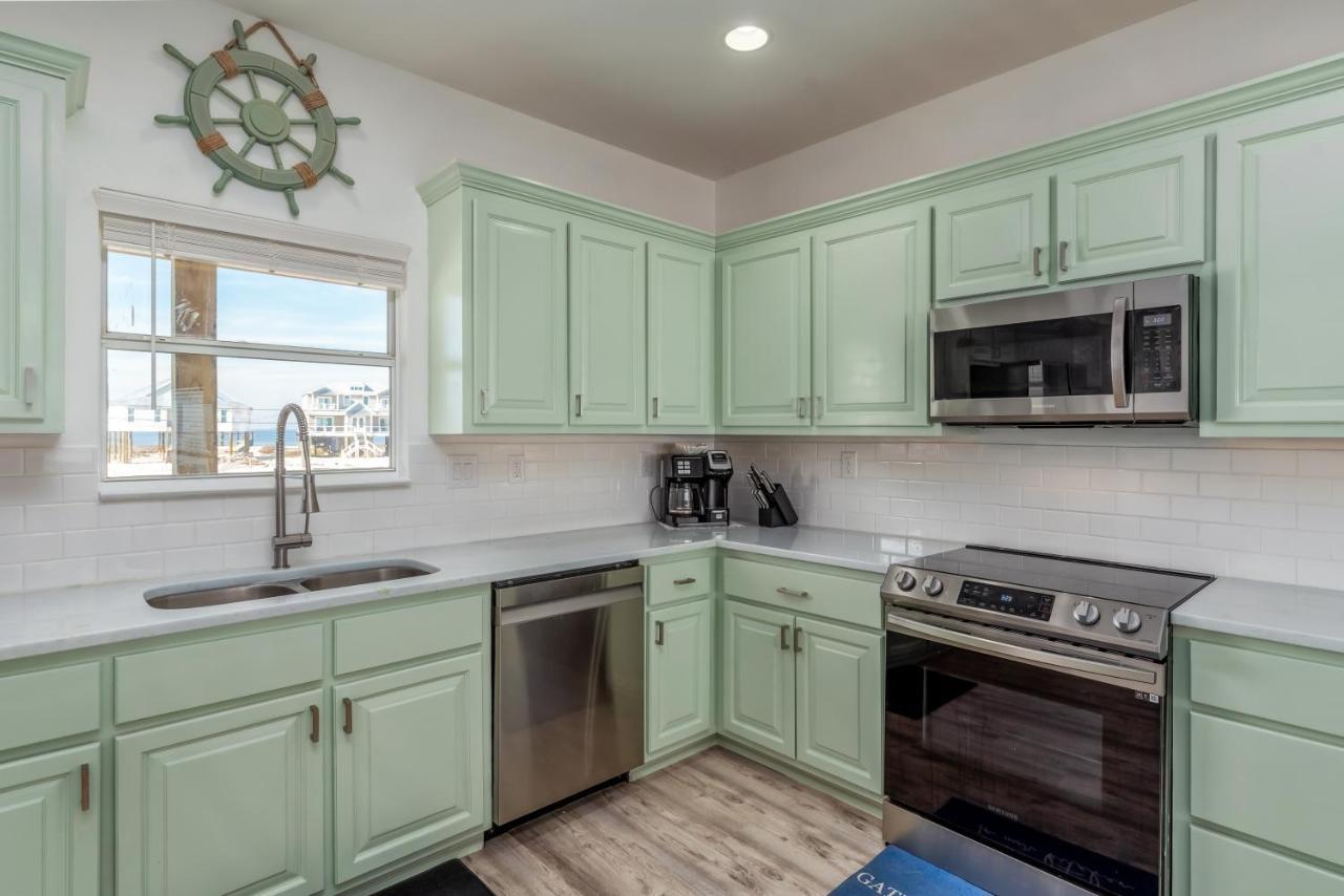 Sun Spot - True Gulf Front Private Home With Lovely Gulf Side Deck, Home Dauphin Island Eksteriør billede