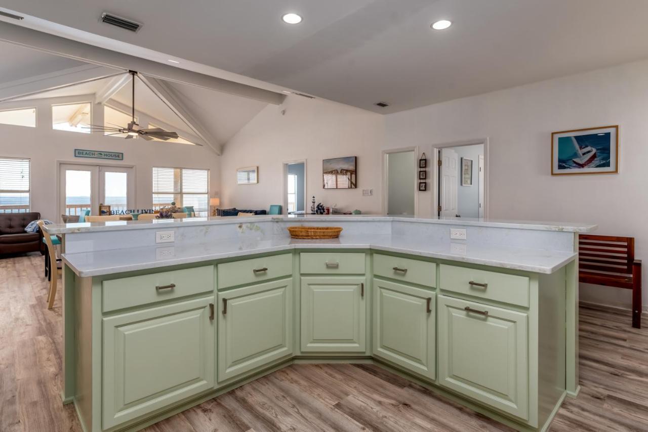Sun Spot - True Gulf Front Private Home With Lovely Gulf Side Deck, Home Dauphin Island Eksteriør billede